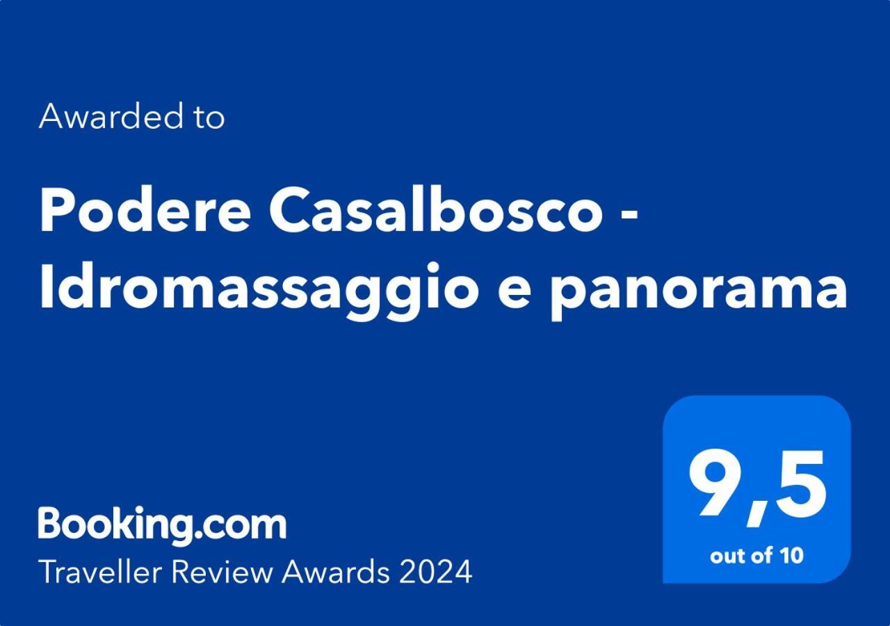 Podere Casalbosco - Idromassaggio E Panorama Rapolano Terme Exteriér fotografie